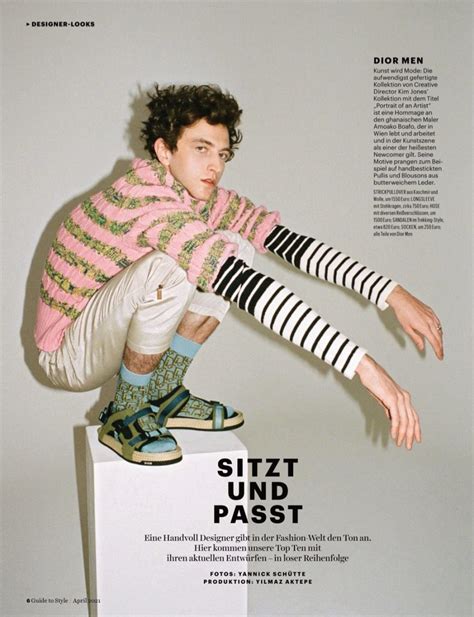 Niels Trispel 2021 Men's Health Germany Fashion .